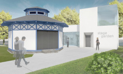 Výstavní galerie STAGE GARDEN, Janca architect / Karel Janča, vizualizace