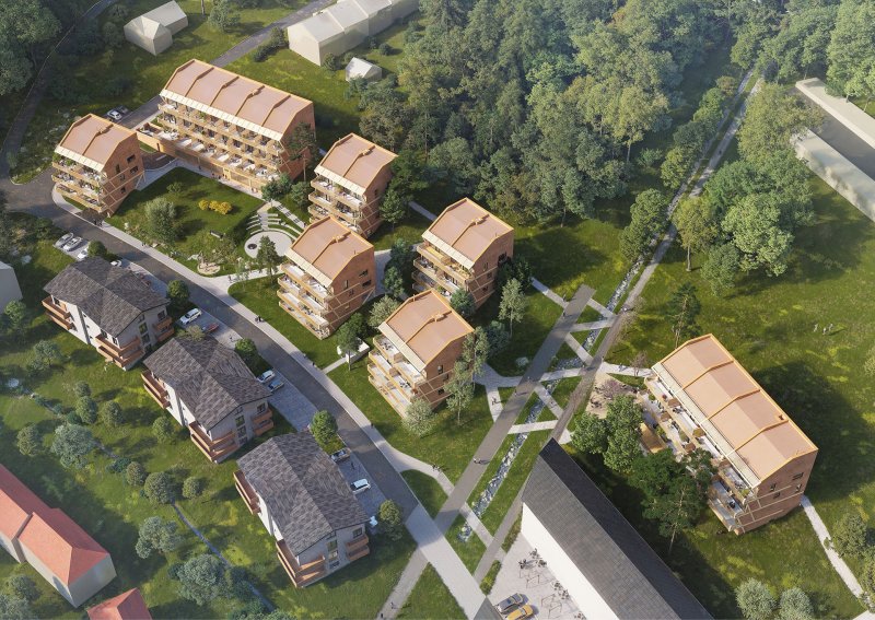 Vizualizace nové výstavby Korzo Lipno