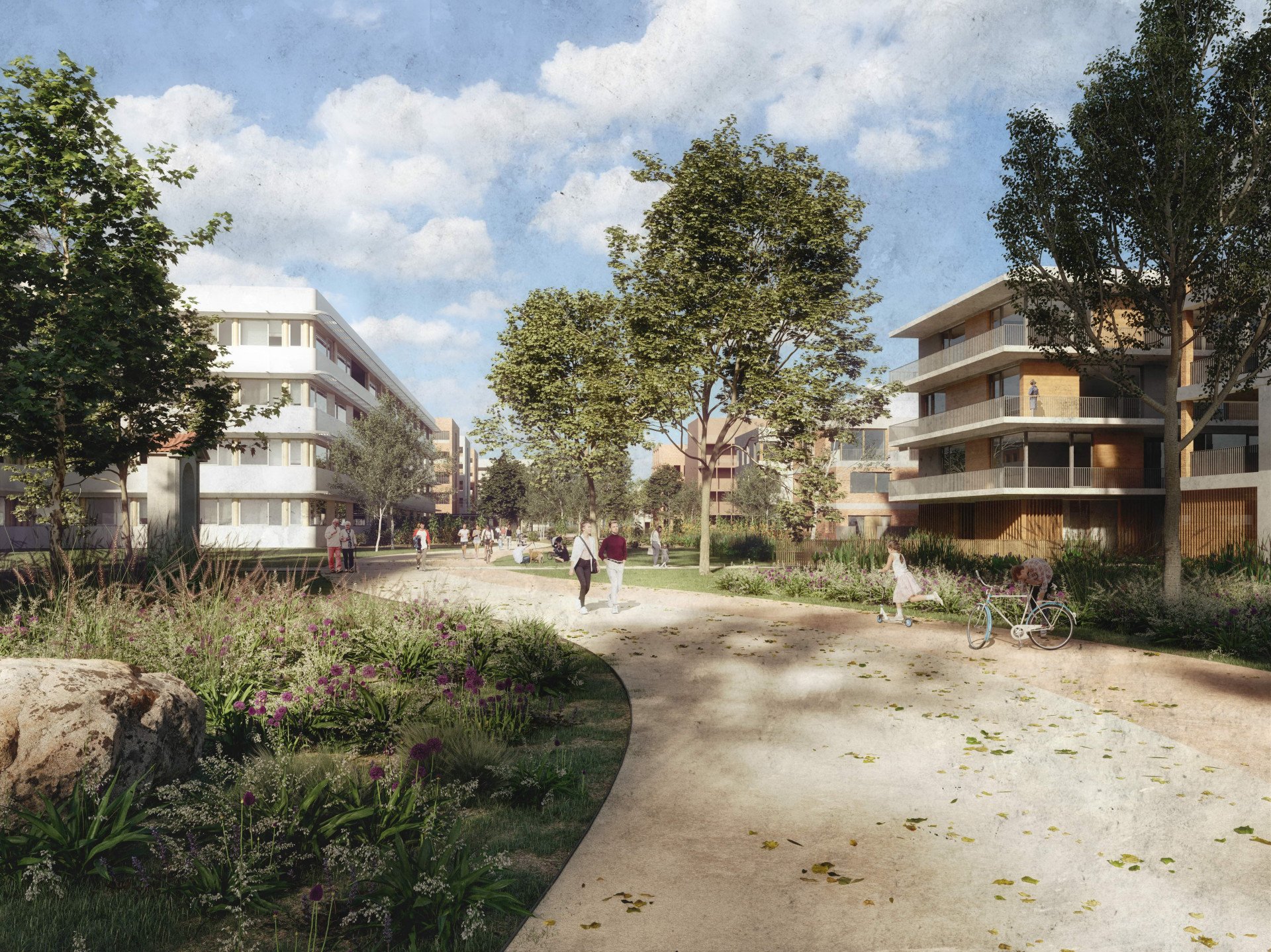 V Letňanech u metra vznikne moderní živá čtvrť reagující na klimatické změny