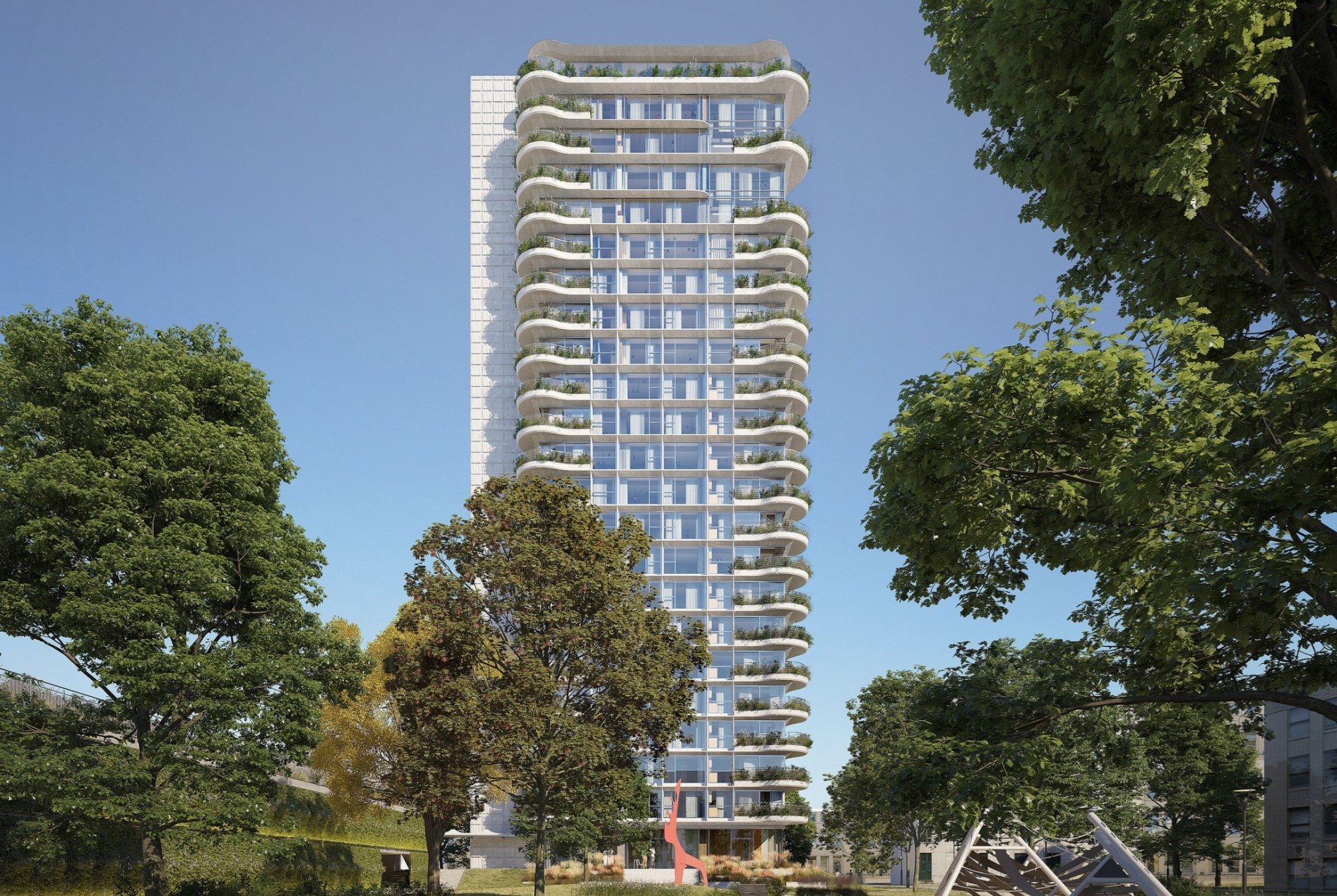 Tisková konferene za účasti investora, přdstavitelů města a architektky Evy Jiřičné