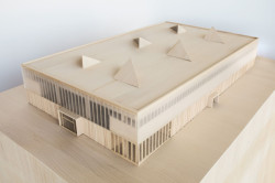 Tengbom, dočasná tržnice ve Stockholmu, model