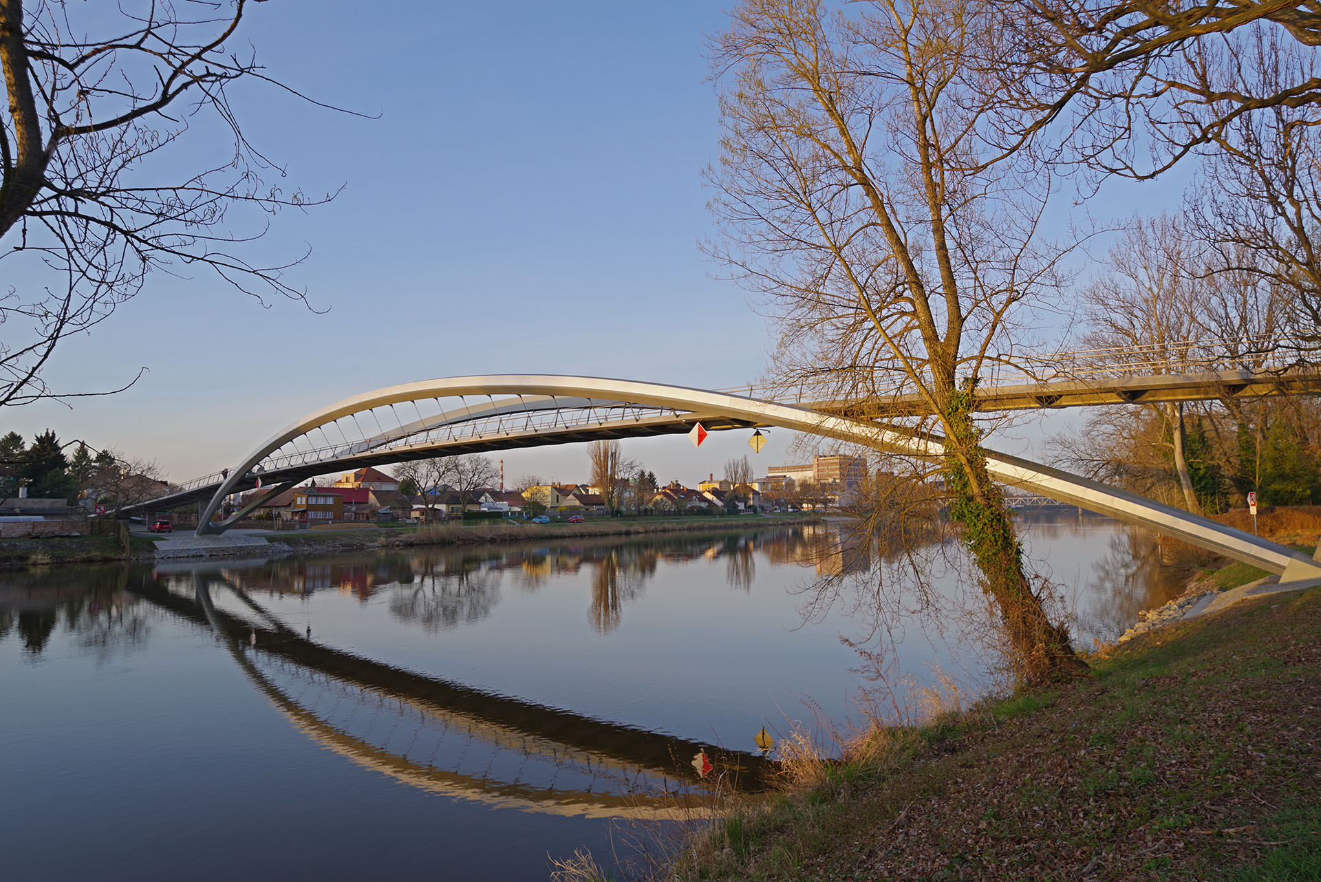 Nová lávka v Nymburce