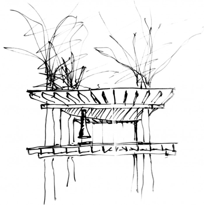 Tree House, Jan Tyrpekl, skica