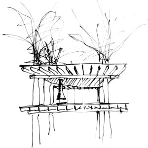 Tree House, Jan Tyrpekl, skica