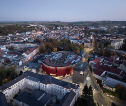 Horácká aréna, nová atrakce Jihlavy, vzešla ze soutěže.