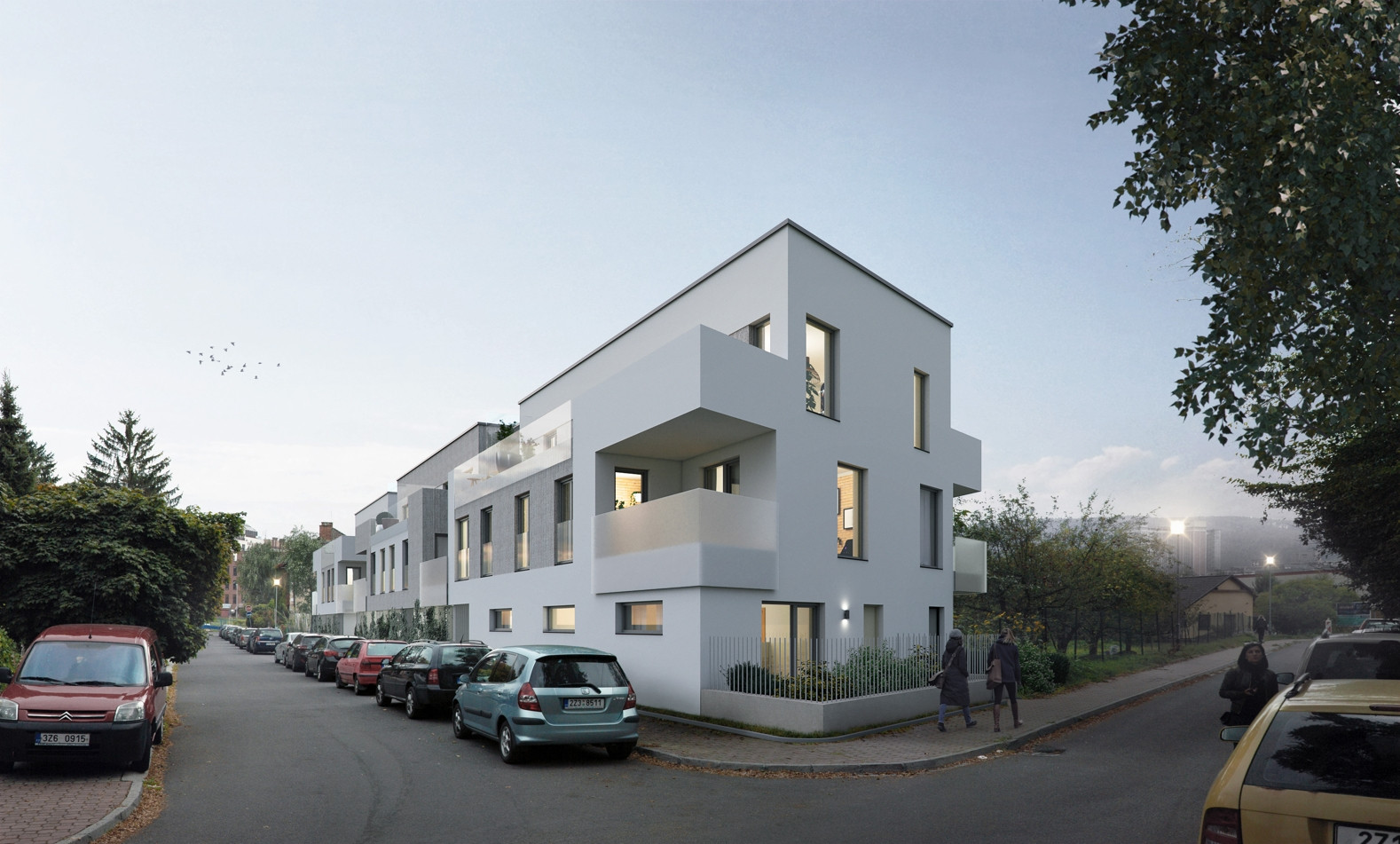 Rezidence Čepkovská, vizualizace, Sollaron architects