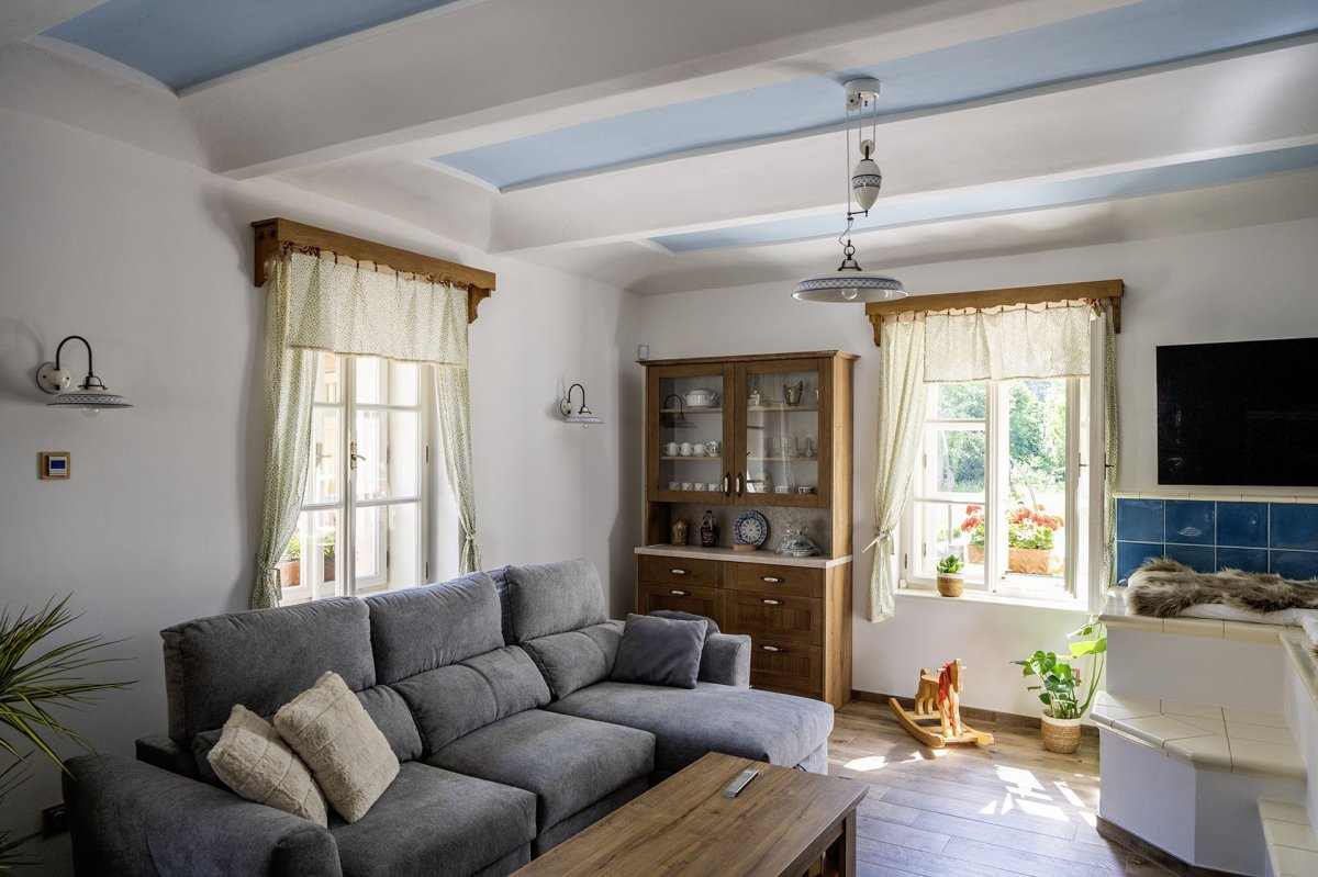 Pohled do interiéru apartmánů po rekonstrukci