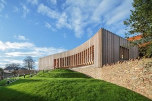 Nová budova hudební katedry, Eric Parry Architects, Wells, Foto