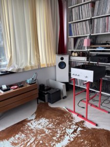 Nahrávací studio spojené s ložnicí. (Komunitní bydlení v bývalé industriální zóně; Clauss Kahl Merz Atelier)