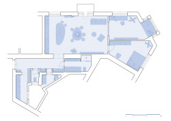 Byt v Praze-Vinohradech, Archistroj a Atelier HORIZONT: Půdorys