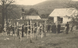 Osada Ploština po vypálení