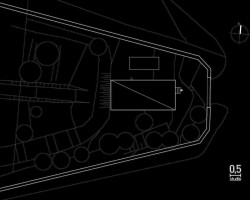 Rodinný dům Zadní Třebaň, 0,5 Studio/ Pavel Nový a Vít Svoboda, situace