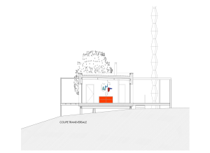 Spray architecture, Un Dernier voyage, řez příčný – foto