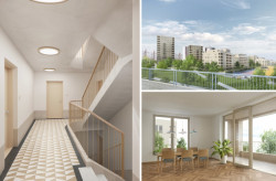 Bytový komplex Andromeda v Košících, vizualizace, re:architekti