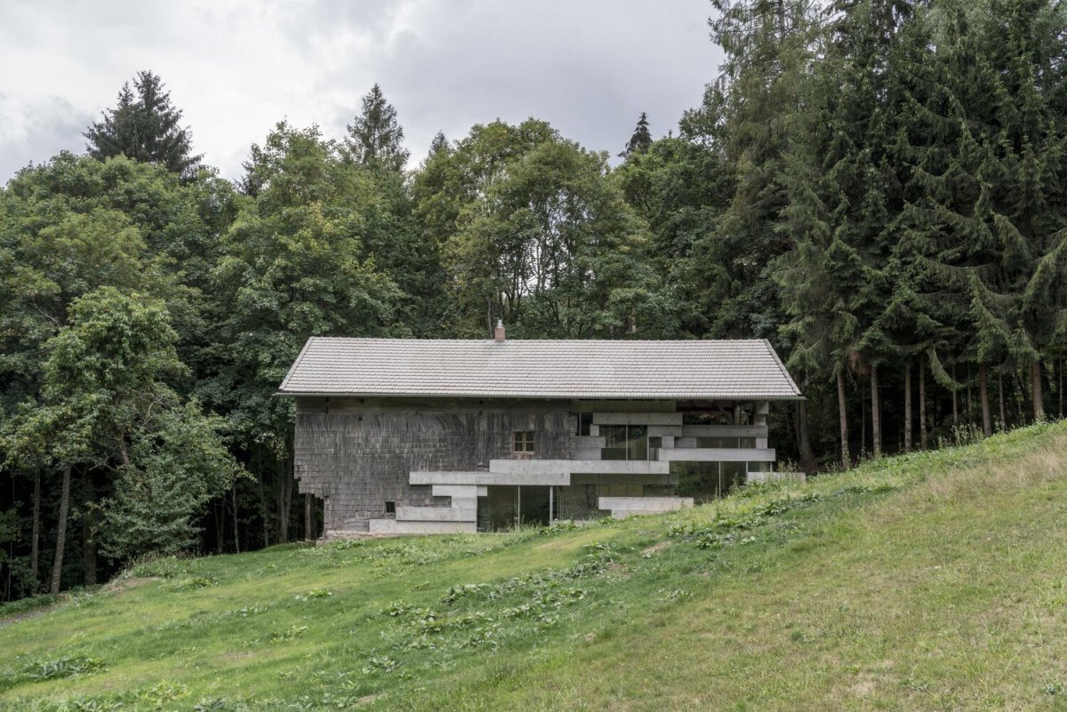 Renovace ruiny v Arnbrucku od architekta Petera Haimerla