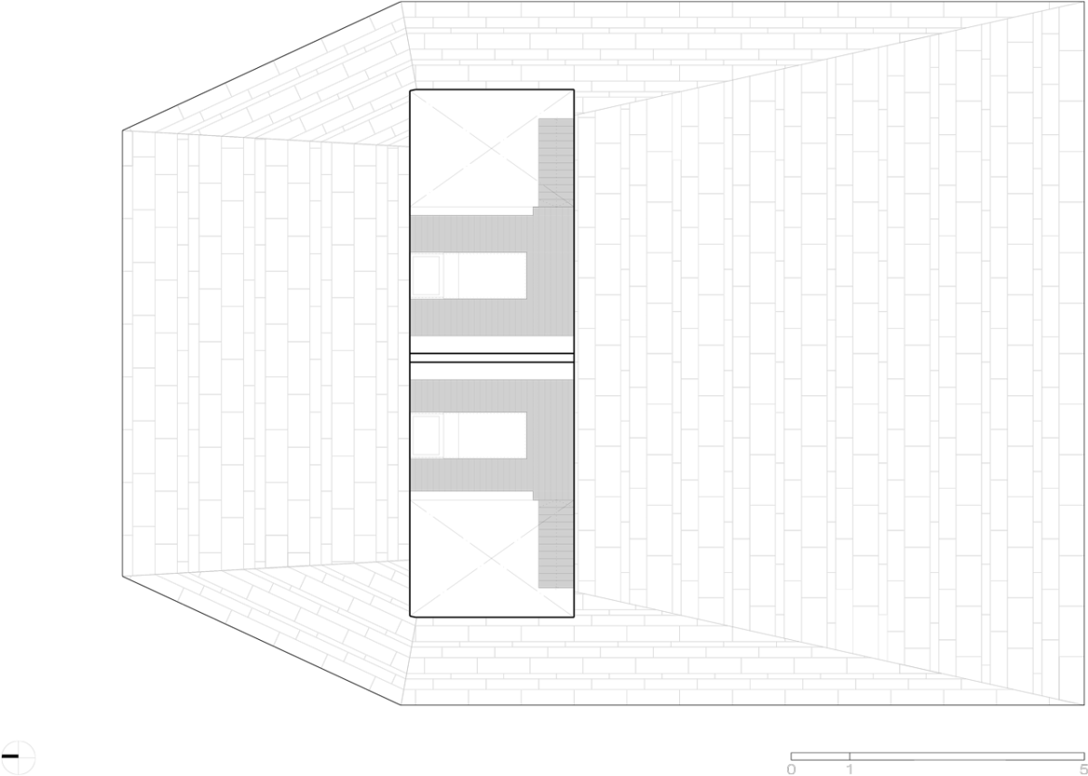 JM Architecture, Montebar Villa, půdorys 2. NP - foto