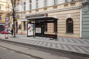 Návrh nového městského mobiliáře pro Prahu - 5. cena, vizualizace, vin vin studio