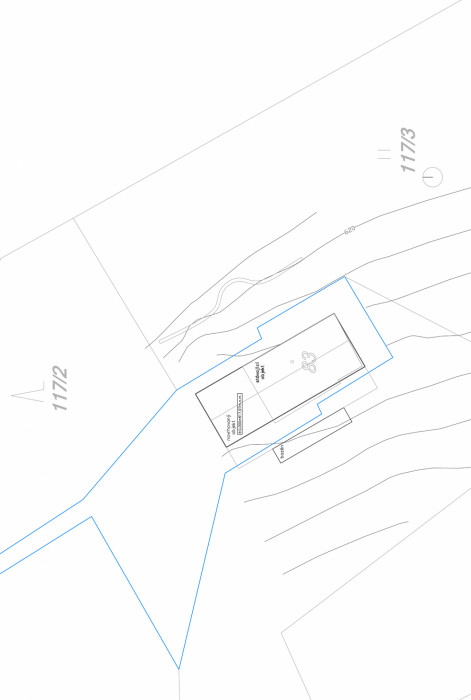 Rodinný dům v Krkonoších, Fránek Architects / Zdeněk Fránek, situace