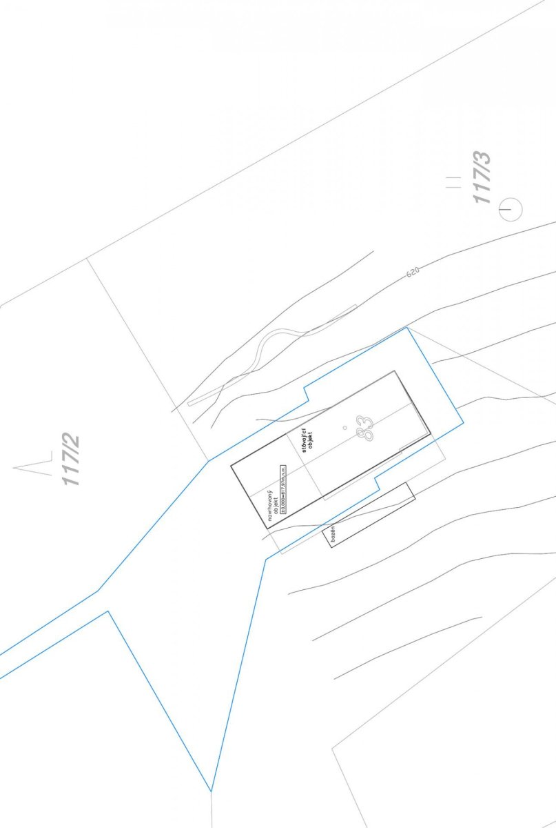 Rodinný dům v Krkonoších, Fránek Architects / Zdeněk Fránek, situace