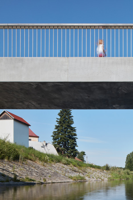 Lávka přes řeku Lubinu v Příboře, Petr Tej, Marek Blank, Jan Mourek