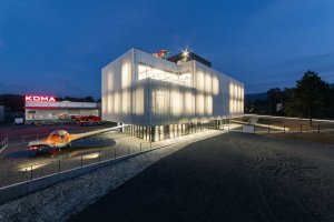 Modulární jídelna ve Vizovicích, CHYBIK+KRISTOF ARCHITECTS & URBAN DESIGNERS.
