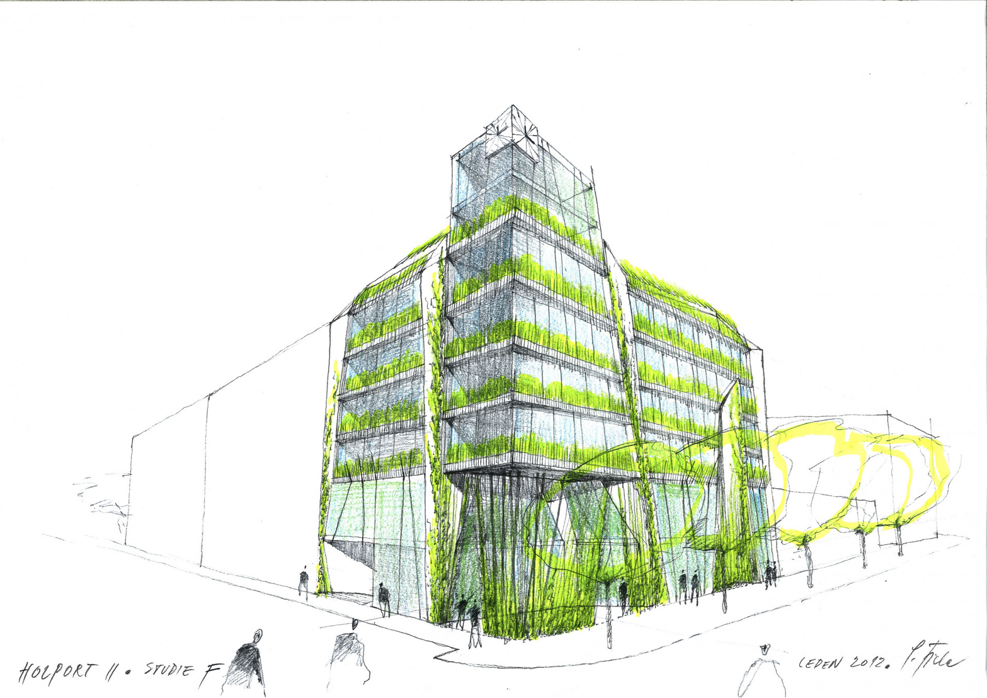 Komunardů XXXV, FIALA+NEMEC, kresba Stanislava Fialy