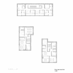 Buzzi Studio di Architettura, Cà Bugnada, půdorys 1. NP – foto