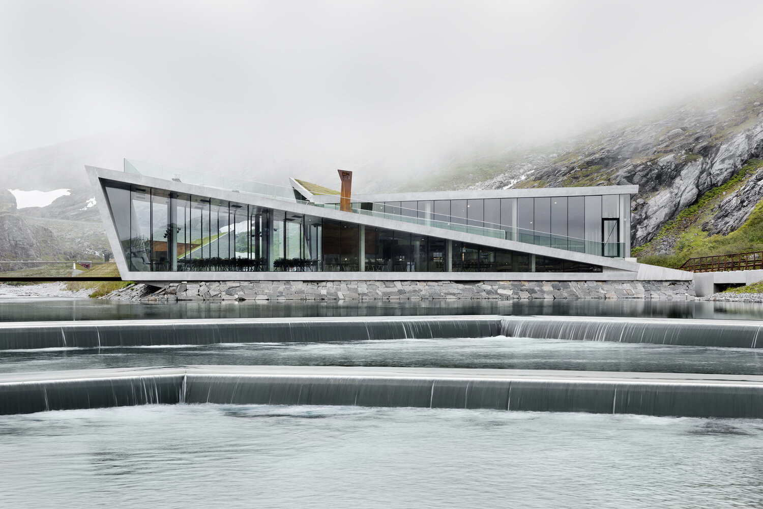 Návštěvnické centrum a výhlídky Trollstigen, 2004-2012, Reiulf Ramstad Arkitekter © diephotodesigner.de