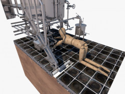 Pivovar Ovipistán, endEmit, prostorová koordinace obsluhy.