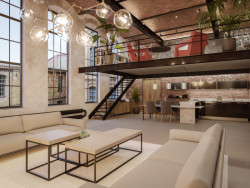 Kolekce TREND, Technistone, příklad použití, loft v Rakousku - zdroj foto