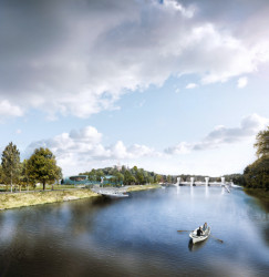 Hokejový stadion v Hluboké nad Vltavou, vizualizace, A8000