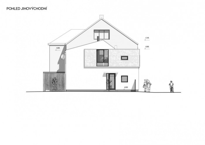 RD Bohnice,pohled_jihovýchod, Archport