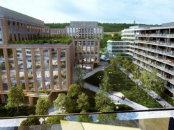 Rohanský ostrov, vizualizace, Pavel Hnilička Architekti.