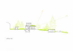 Vila ve staré zahradě, kaa-studio / Kamila Holubcová, Antonín Holubec, příčný řez