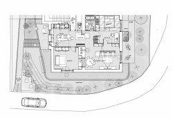 Rekonstrukce přízemního bytu, navrhovaný půdorys, What architects