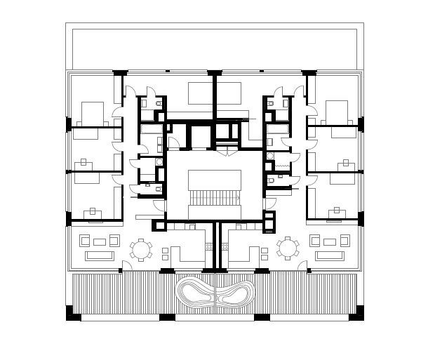 Bytový dům Bulovka, 8 NP