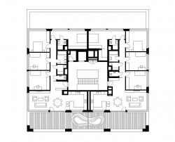 Bytový dům Bulovka, 8 NP