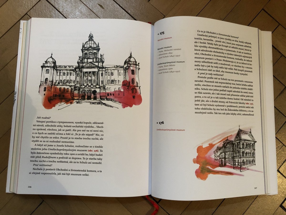 Umění vnímat architekturu pro děti a pro rodiče, Michael Třeštík, ilustrace Věra Vybíralová, vydalo Motto 2020