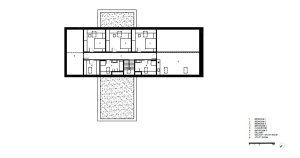 Engel House, půdorys, Vít Máslo, David R. Chisholm, CMC architects