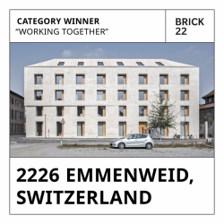 Celosvětová architektonická soutěž Brick Award 22 zná své vítěze