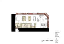 168 Upper Street, půdorys 3np, Amin Taha + Groupwork