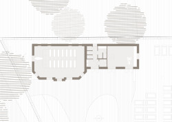 Půdorys (Smuteční síň ve Vimperku, Jakub Vašek)