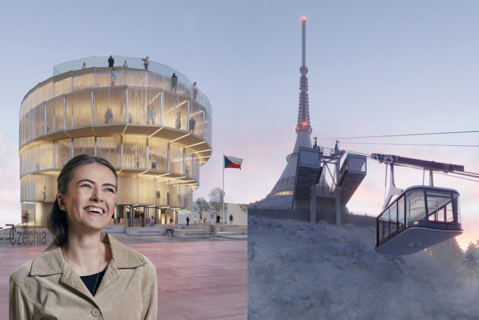 Na Ještěd letí UFO, do Pardubic obří obchoďák. Otevřelo EXPO, Češi lákají na dřevo.