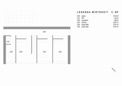 Atelier 38, Dům „jednička“, půdorys 2. NP – foto