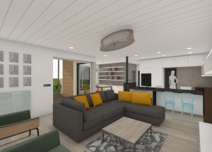 Pasivní rodinný dům, Irena Truhlářová, ARCHCON - vizualizace