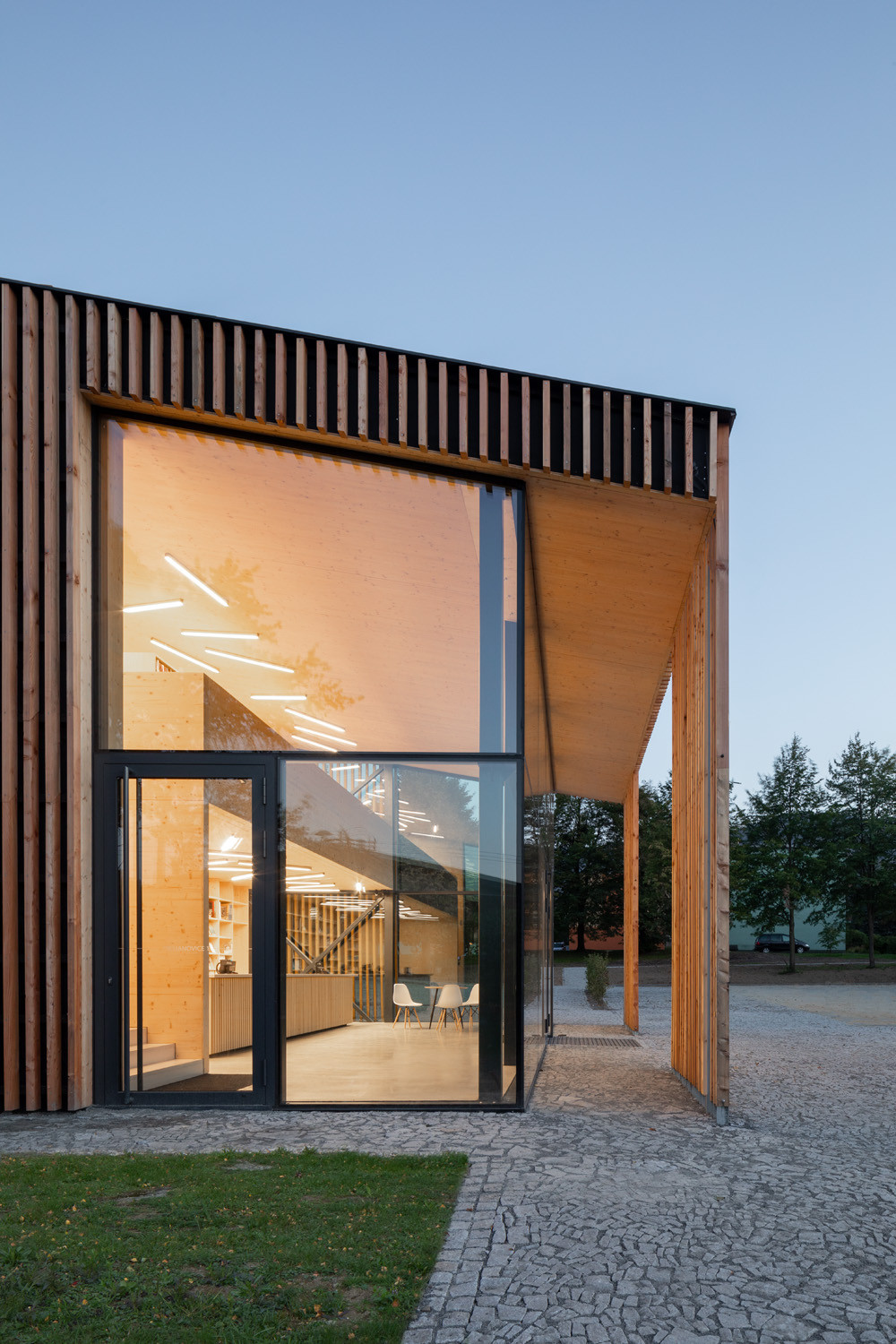 Informační centrum Trojanovice od Kamil Mrva Architects