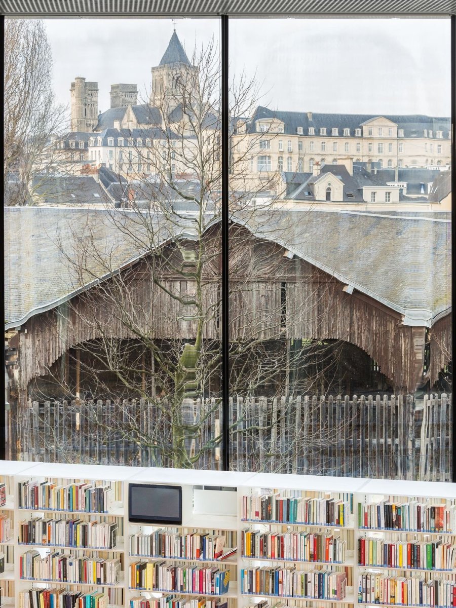 Knihovna Caen, OMA, Foto