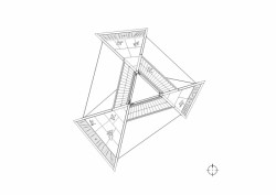 Vyhlídková věž na Devínské Kobyle, Architekti Šebo Lichý, půdorys