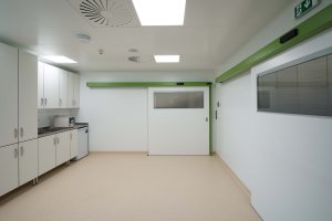 Pavilon chirurgie (Karvinská hornická nemocnice postavená z modulů KOMA)