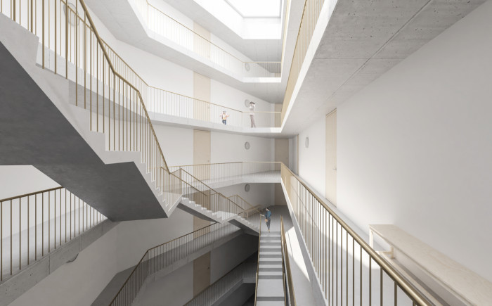 Bytové domy 4 Dvory, Malý Chmel / Zdeněk Chmel, Miroslav Malý, Miroslav Chmel, Daniel Struhařík, Petr Malý, Natálie Ivkovičová, Petra Mlýnková, Georgi Dimitrov, Anna Vrzalová, Marek Hlavička, vizualizace